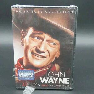John Wayne 25 Films Plus Documentary The Tribute Collection - DVD NEW SEALED